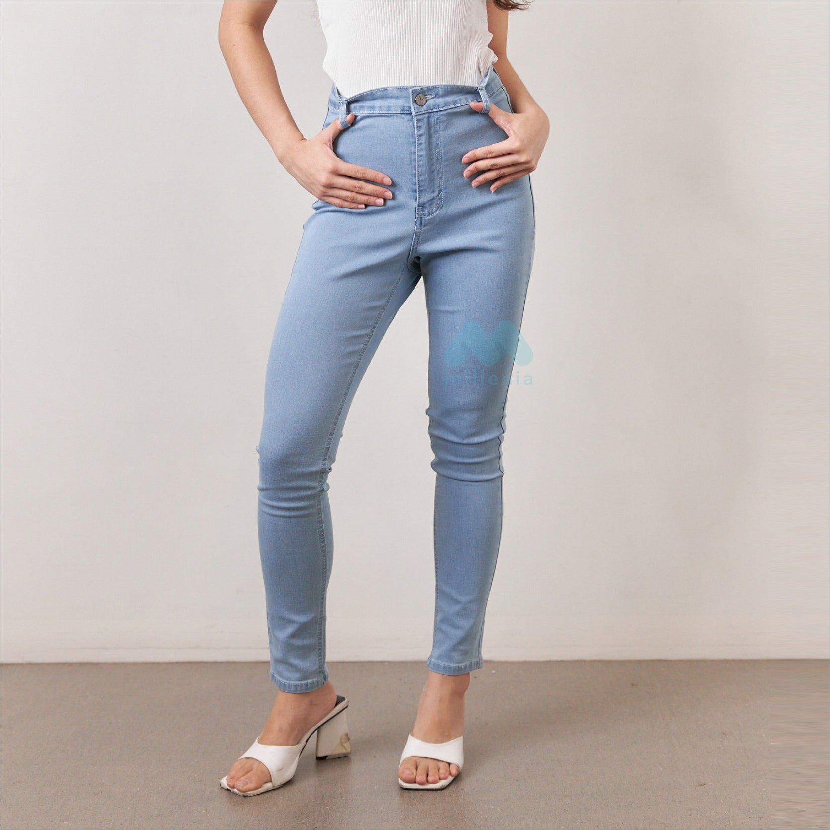 Sanny Jeans Wanita Skinny High Rise [MYMJ 01]