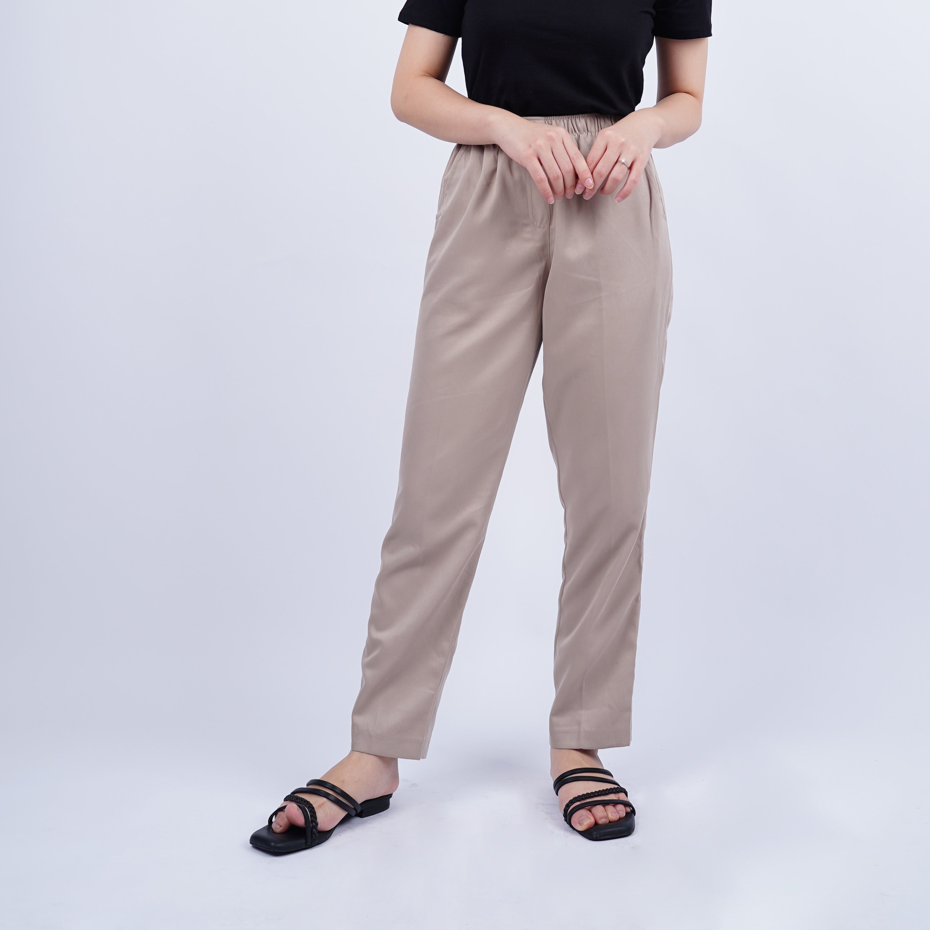 Celana Panjang Wanita Relaxed Fit Straight Pants [CG-ALIA 02]