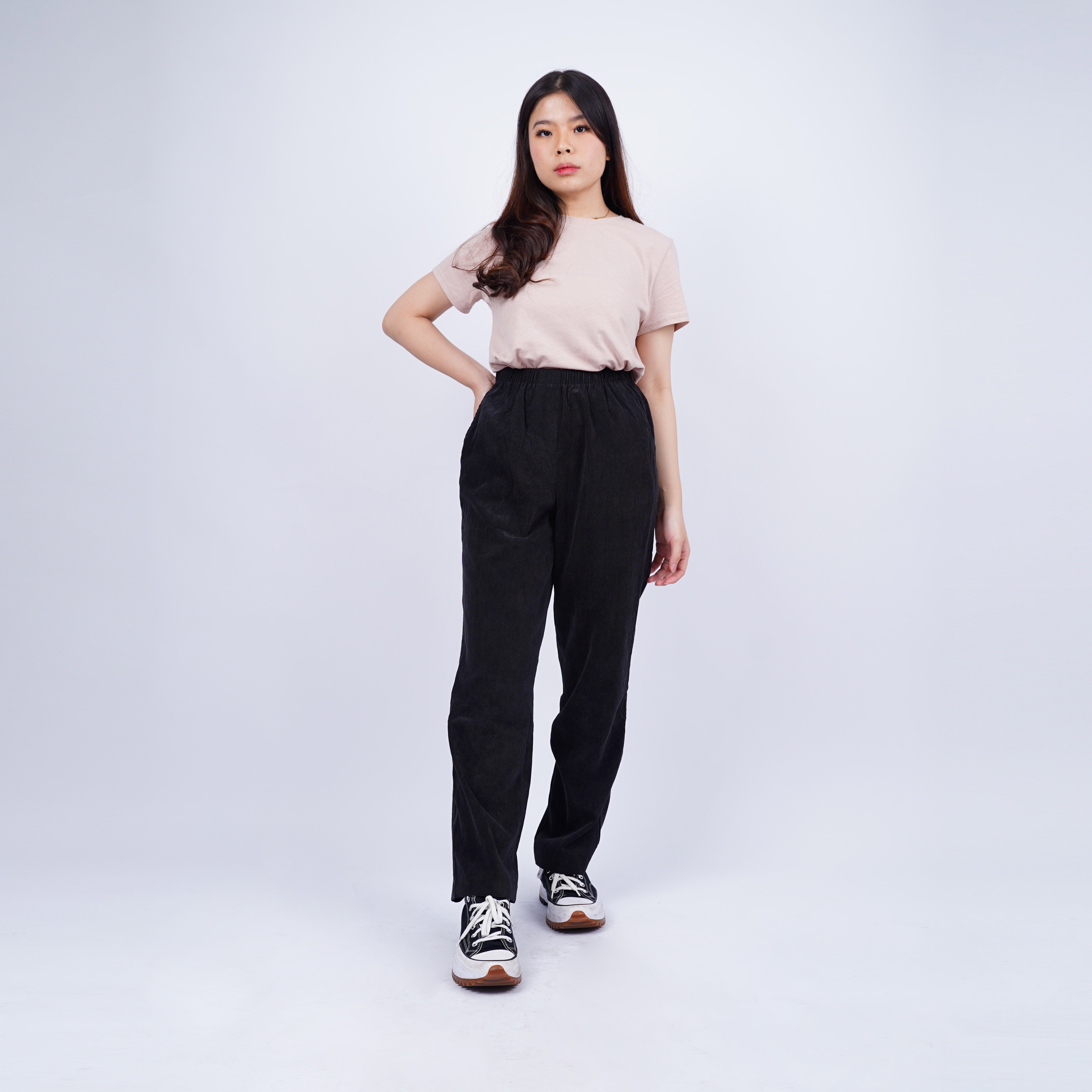 Celana Panjang Wanita Corduroy Straight Pants [CG-ALD 02]