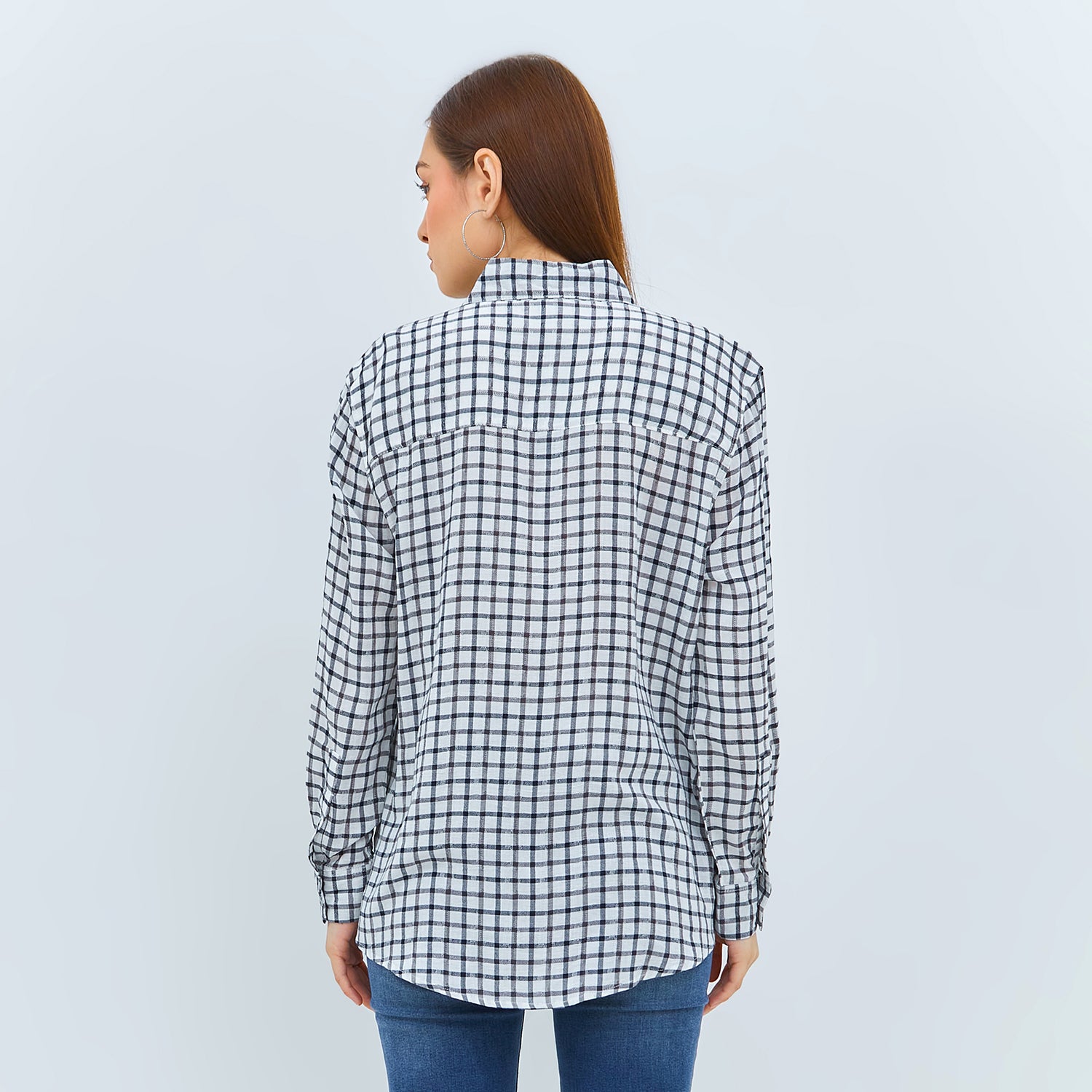 Millenia - Flanel Shirt - Kemeja Wanita Motif Kotak [MYBLS 30]