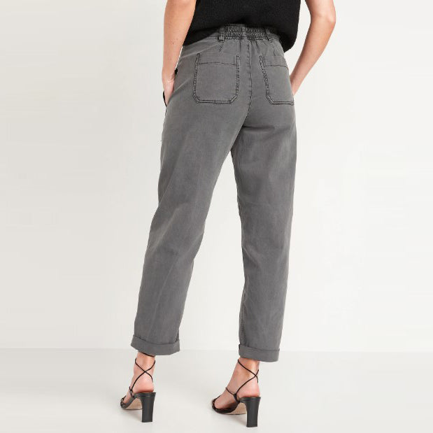 Celana Wanita - High Waist Slouchy Balloon Workwear Pants [MO-OWP 03]