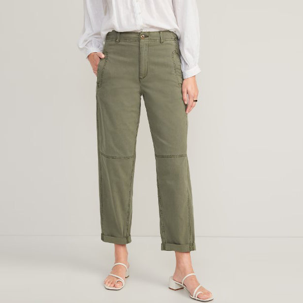 Celana Wanita - High Waist Slouchy Balloon Workwear Pants [MO-OWP 03]