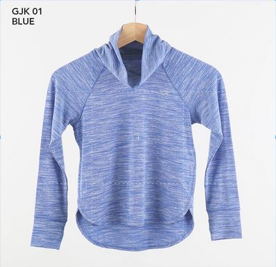 Jaket Sport Anak - Cowl Neck Fit - Atasan Lengan Panjang (GJK 01)