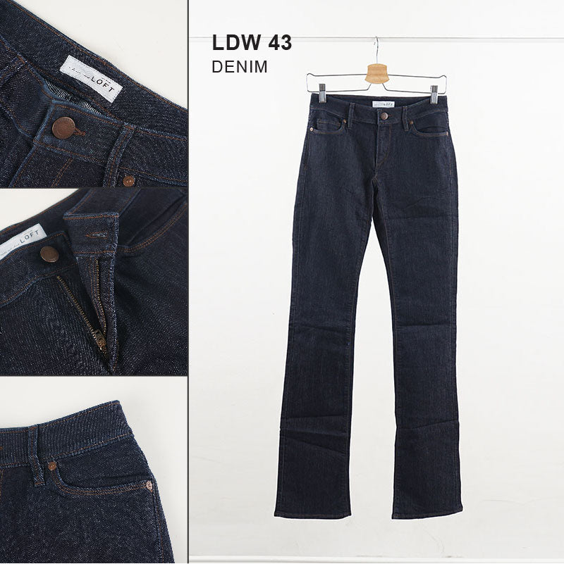 Celana Jeans Wanita - Curvy Straight Denim Jeans (LDW 43)