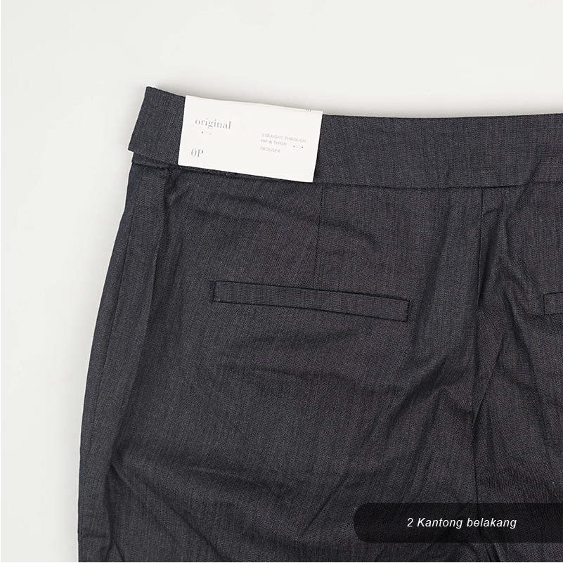 Celana Wanita - Chambray And Dark grey Women Pants (MAL 05 & MLL 08)