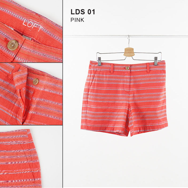 Celana Pendek Wanita Bahan Katun Tersedia 2 Warna (LDS 01-02)