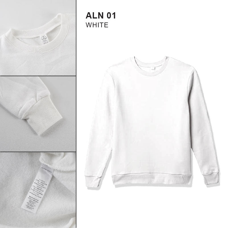 Sweatshirt Unisex -Eco Friendly Crewneck Plus Size (ALN 01)