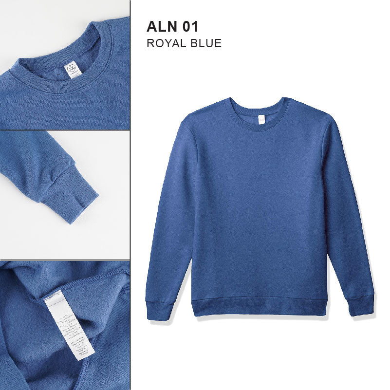 Sweatshirt Unisex -Eco Friendly Crewneck Plus Size (ALN 01)