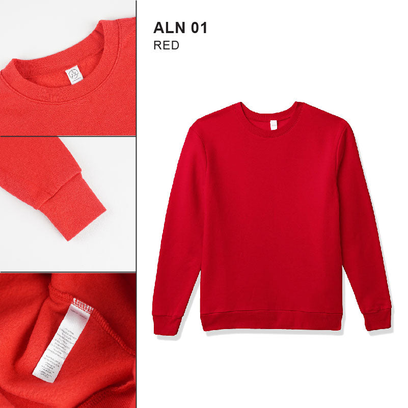 Sweatshirt Unisex -Eco Friendly Crewneck Plus Size (ALN 01)