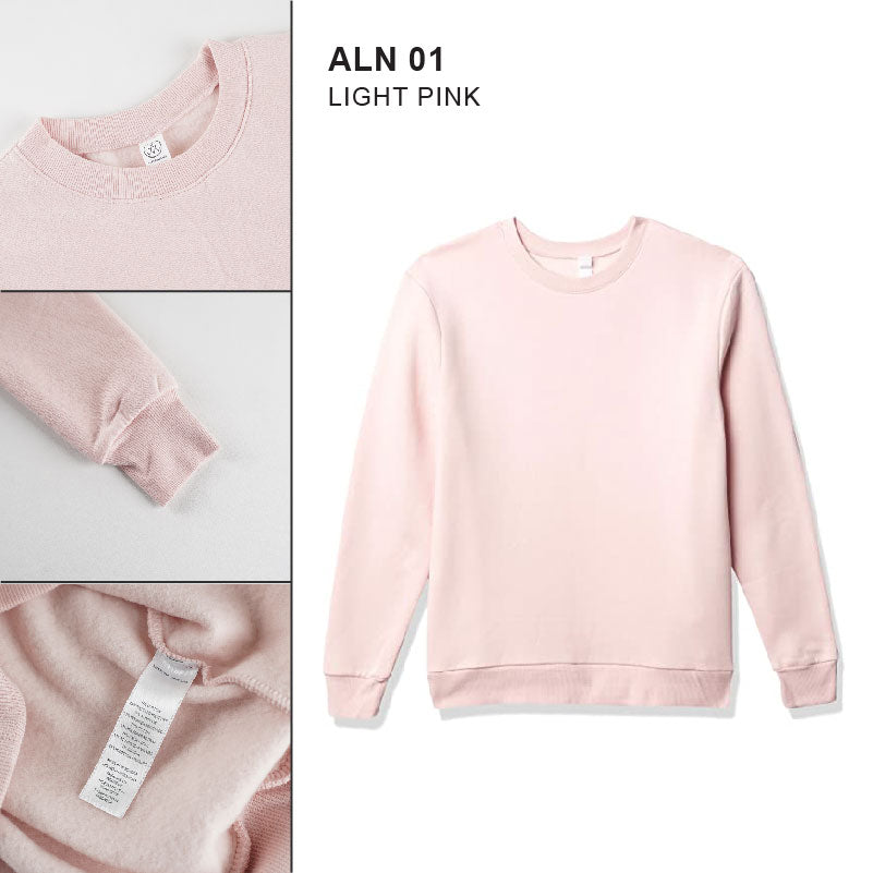 Sweatshirt Unisex -Eco Friendly Crewneck Plus Size (ALN 01)