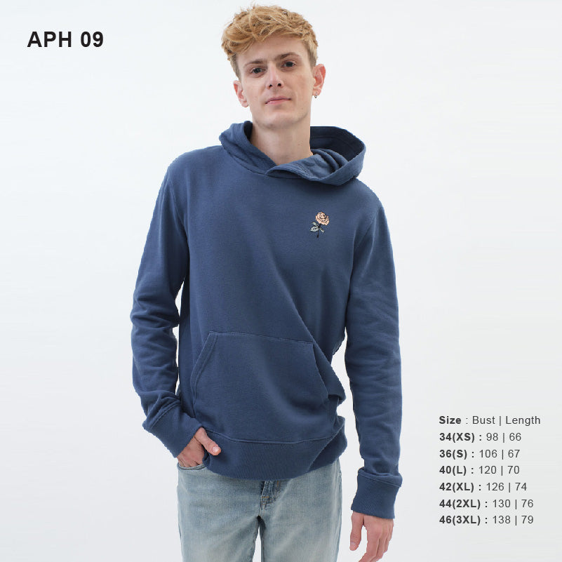 Hoodie Unisex Rose Pullover Hoodie (APH 09)