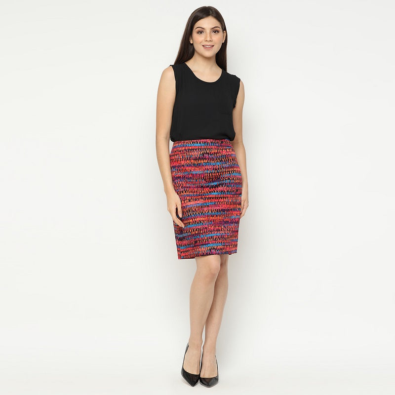Rok Wanita- Abtsract Pattern Skirt [ASK 40]
