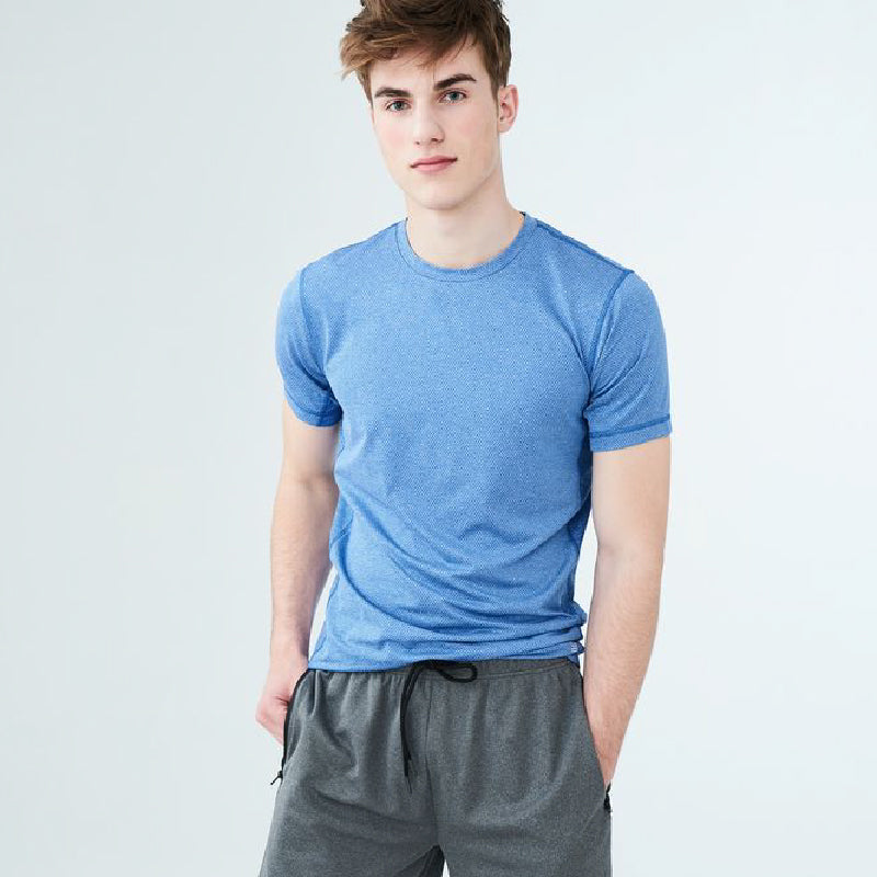 Kaos Pria - Solid Mesh Stretch Tee (ATM 06)