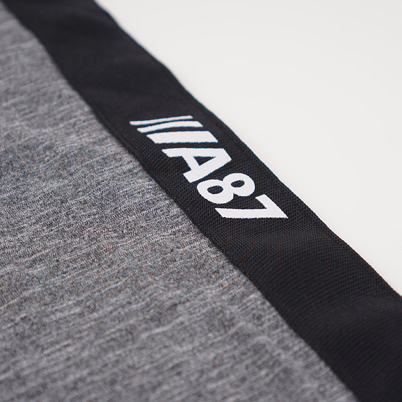 Kaos Pria Lengan Panjang - Side Stripe Stretch kaos santai Cowok [ATML 05]