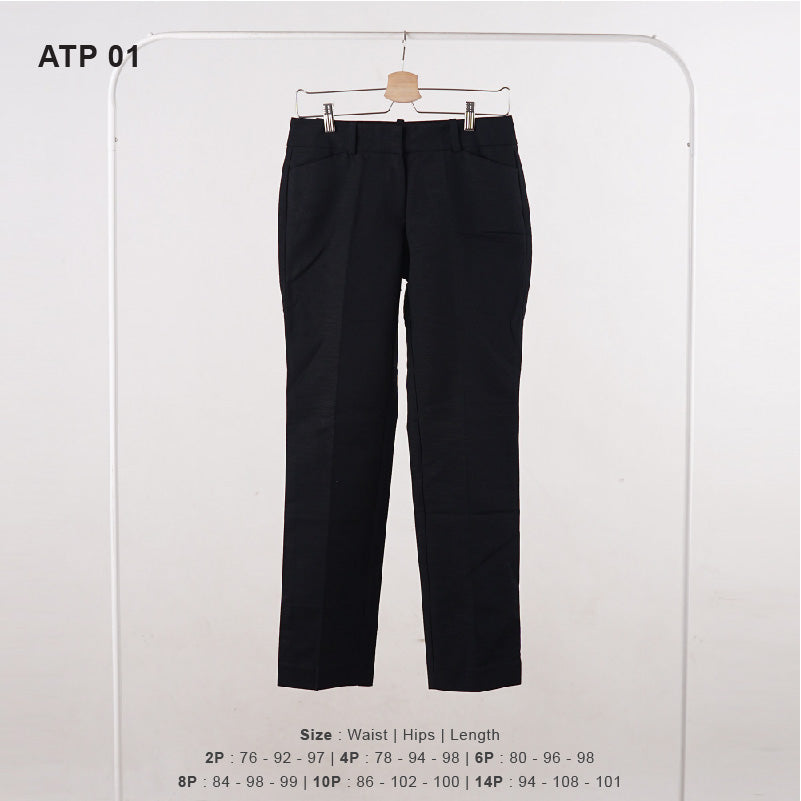 Celana Panjang Wanita - Signature Black Pants (ATP 01)