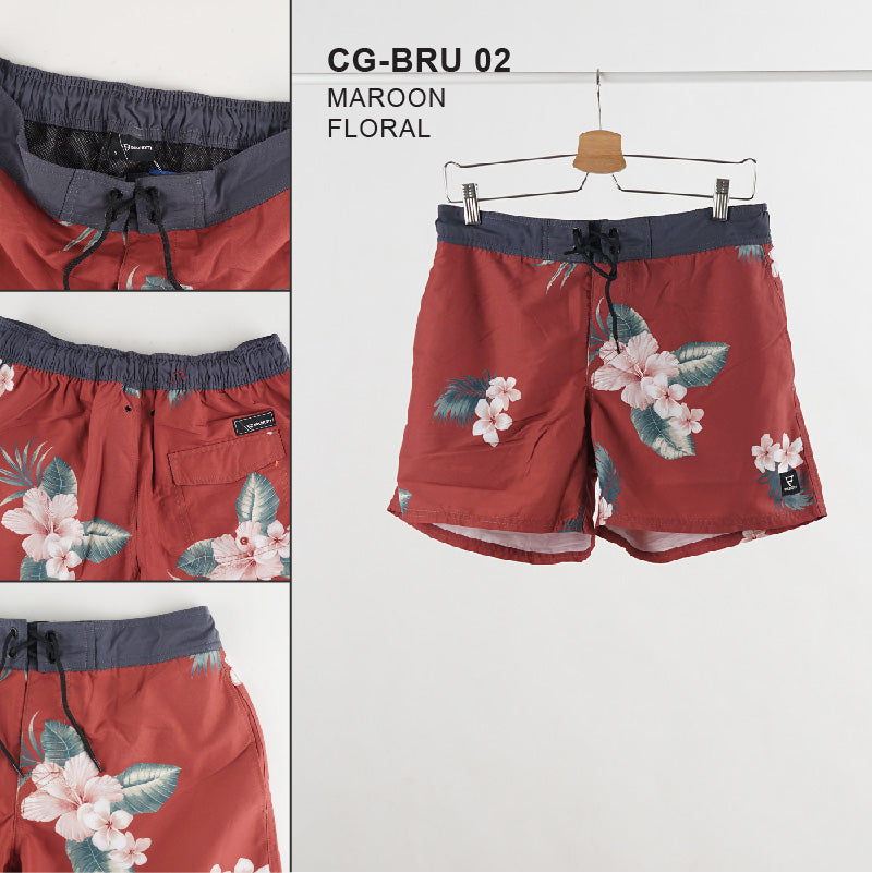 Celana Pendek Surfing Pria - 16" Inch Summer Short Pants (CG-BRU 02)