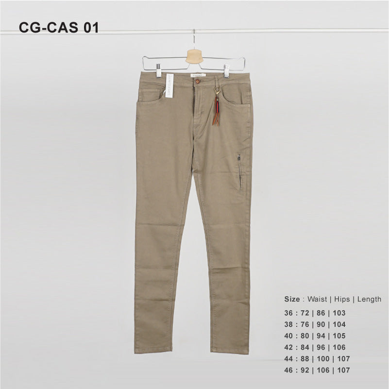 Celana Panjang Pria- Super Slim Fit Man Pants (CG-CAS 01)