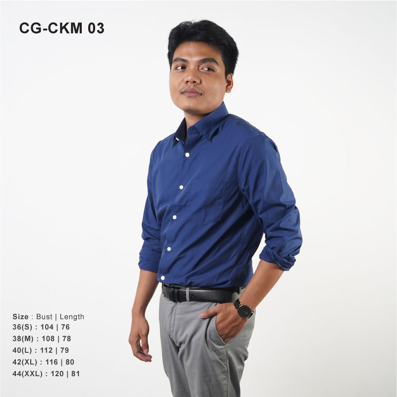Kemeja Formal Pria Solid Shirt Man (CG-CKM 03)