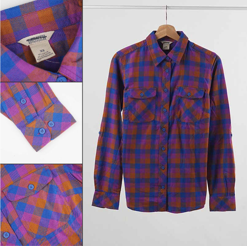 Kemeja Wanita - Women Crosscut Wicking Flanel Shirt [CG-DLT 01]
