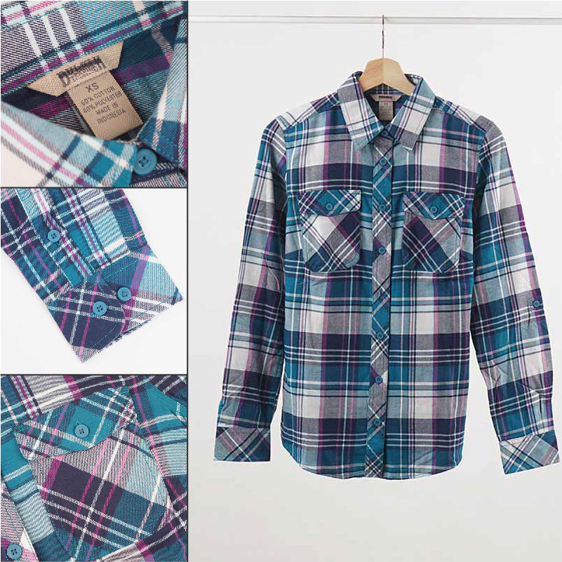 Kemeja Wanita - Women Crosscut Wicking Flanel Shirt [CG-DLT 01]