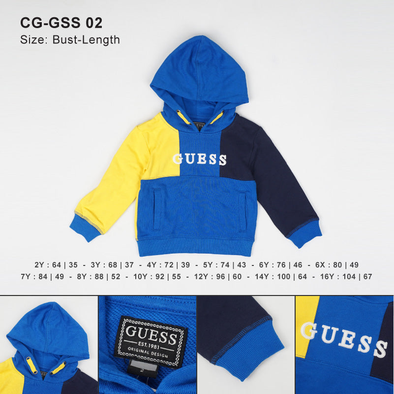 Hoodie Anak Unisex Kids 4 Colour Block (CG-GSS 02)