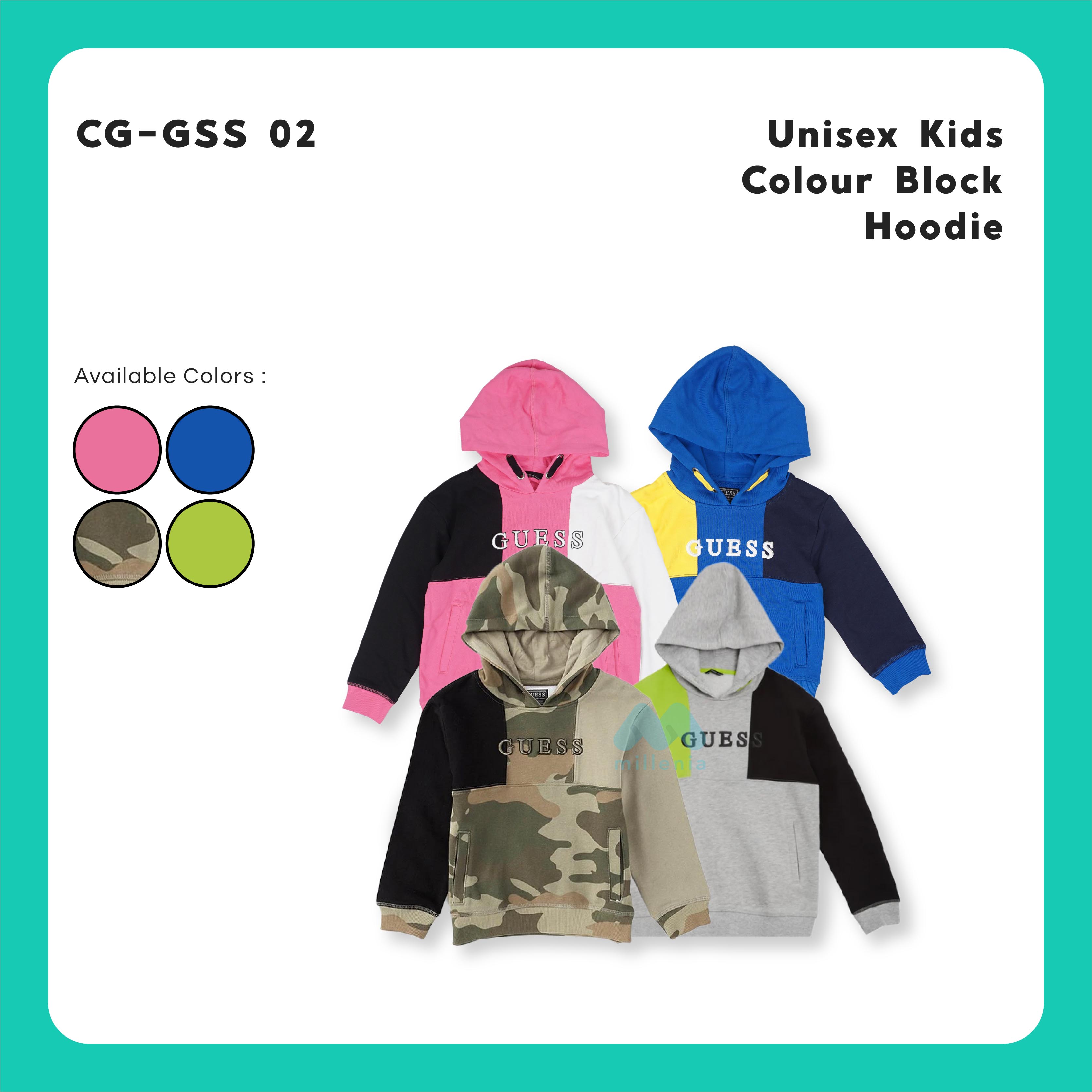 Hoodie Anak Unisex Kids 4 Colour Block (CG-GSS 02)