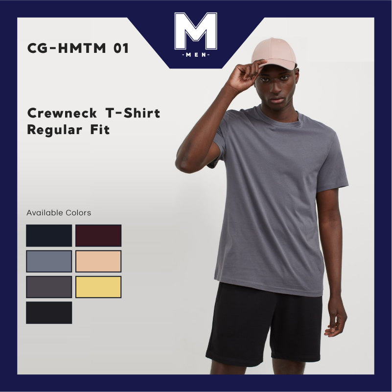Atasan Pria-Kaos Crewneck Regular Fit (CG-HMTM 01)