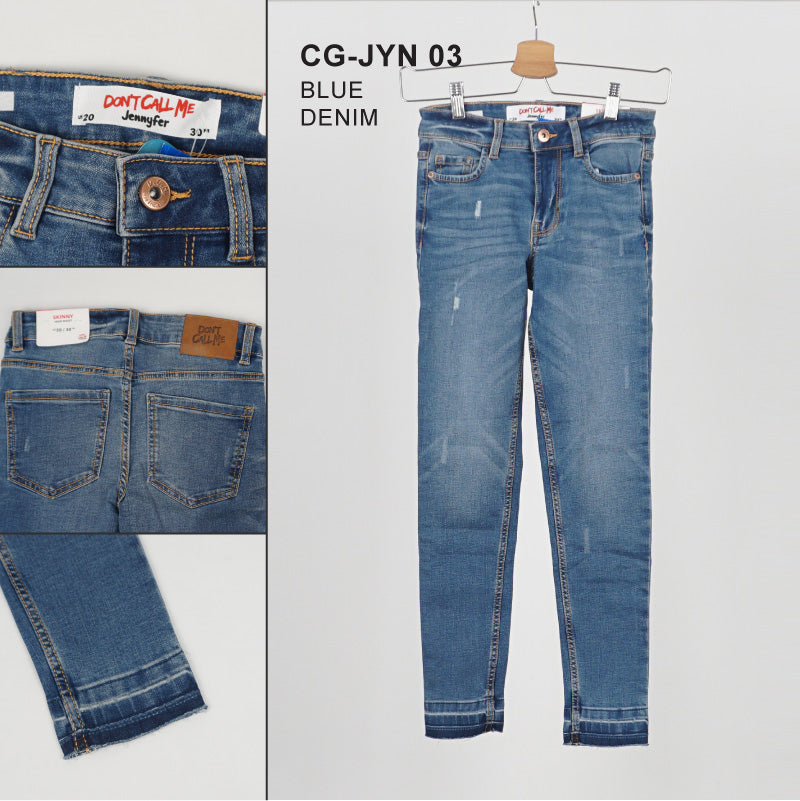 Celana Jeans Wanita-Women Skinny High Waist Ripped Jeans [CG-JYN 03]