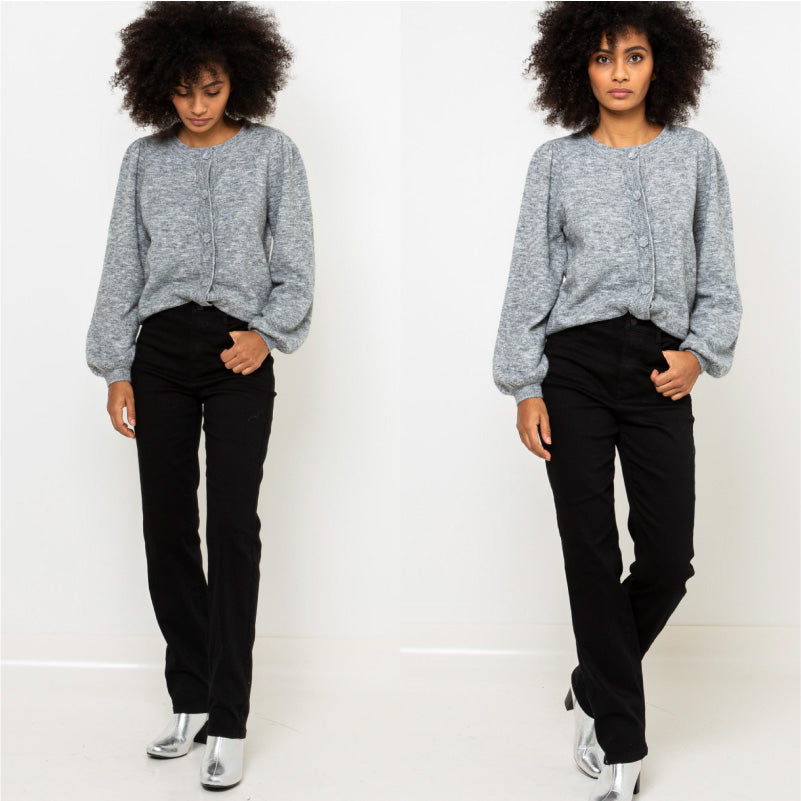 Celana Jeans Wanita-Straight And High Waist Jeans [CG-MON 07]