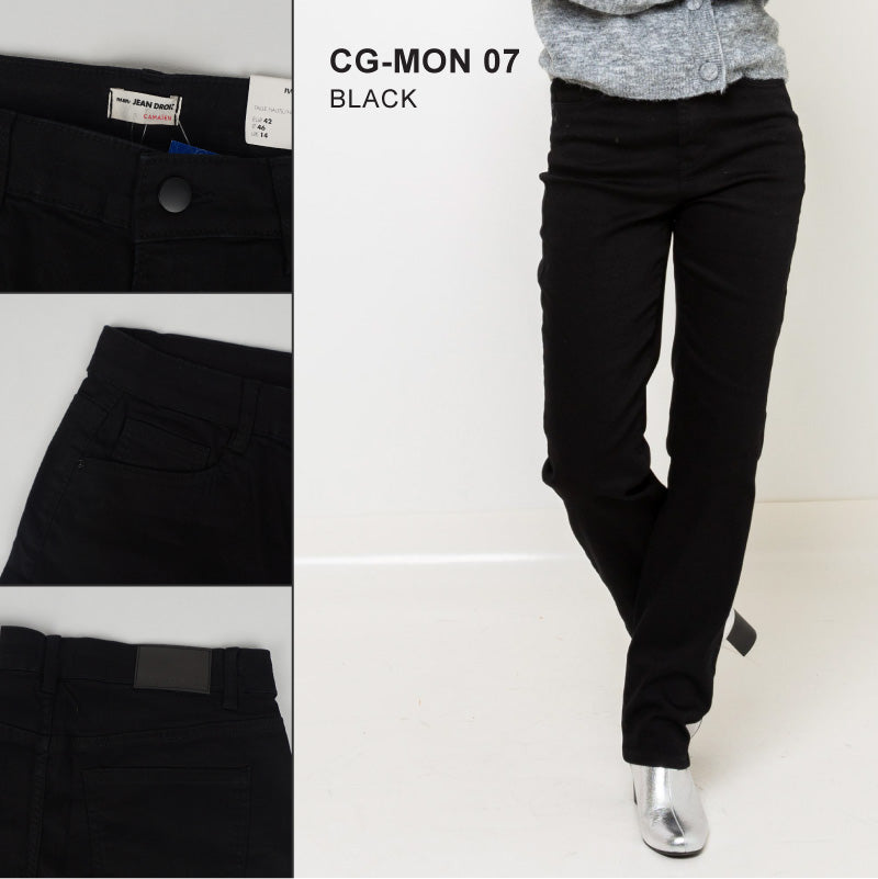 Celana Jeans Wanita-Straight And High Waist Jeans [CG-MON 07]