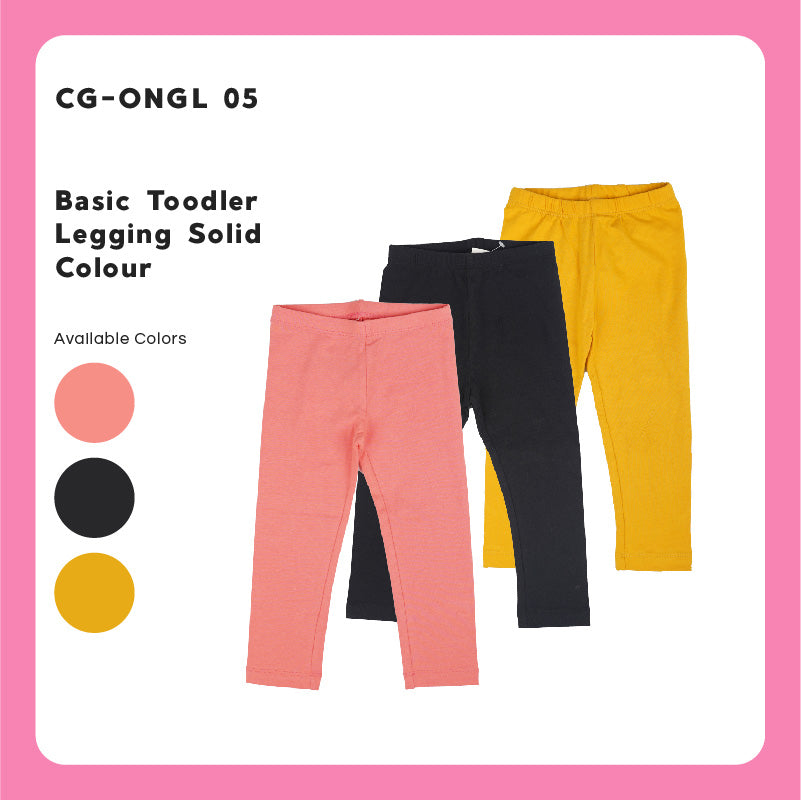 Legging Anak Perempuan - Basic Toodler Legging Solid Colour (CG-ONGL 05)