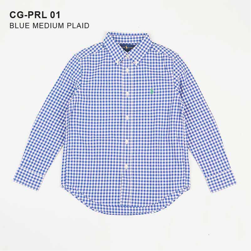 Kemeja Anak Laki Laki-Boys Button Down Poplin Shirt [CG-PRL 01]
