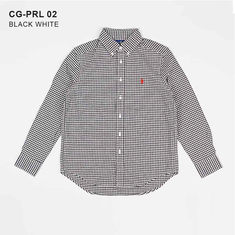 Kemeja Anak Laki-Laki-RL Oxford Plaid Button Down Boys shirt [CG-PRL 02]