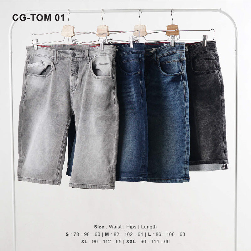 Celana Pendek Pria - Short Denim Pants (CG-TOM 01)