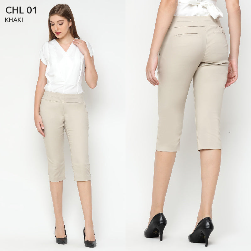 Celana 7/8 Wanita-Chatham Club Slim Leg 7/8 Pants (CHL 01)
