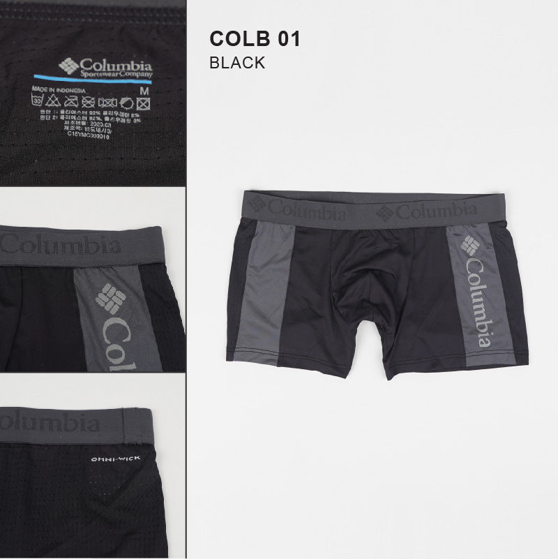 Boxer Pria - Men Boxer Two Tone Colour And Side Big Words (COLB 01-02)