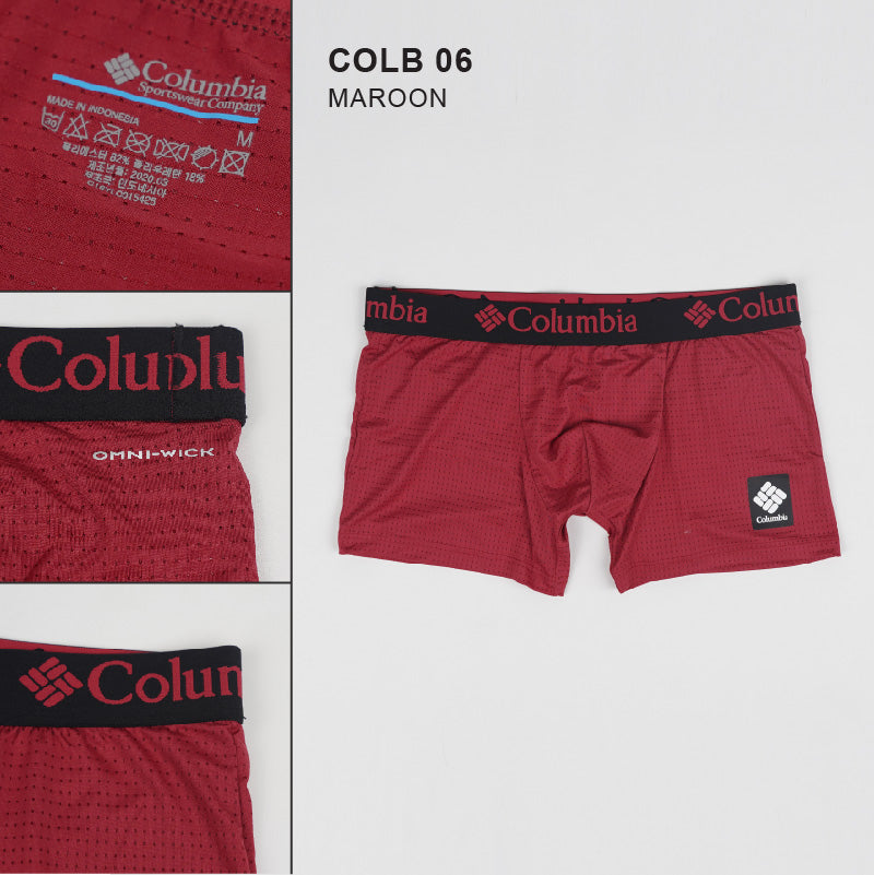 Boxer Pria - Mesh Small Logo Side And Solid Colour (COLB 06-07)