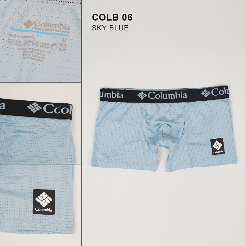 Boxer Pria - Mesh Small Logo Side And Solid Colour (COLB 06-07)