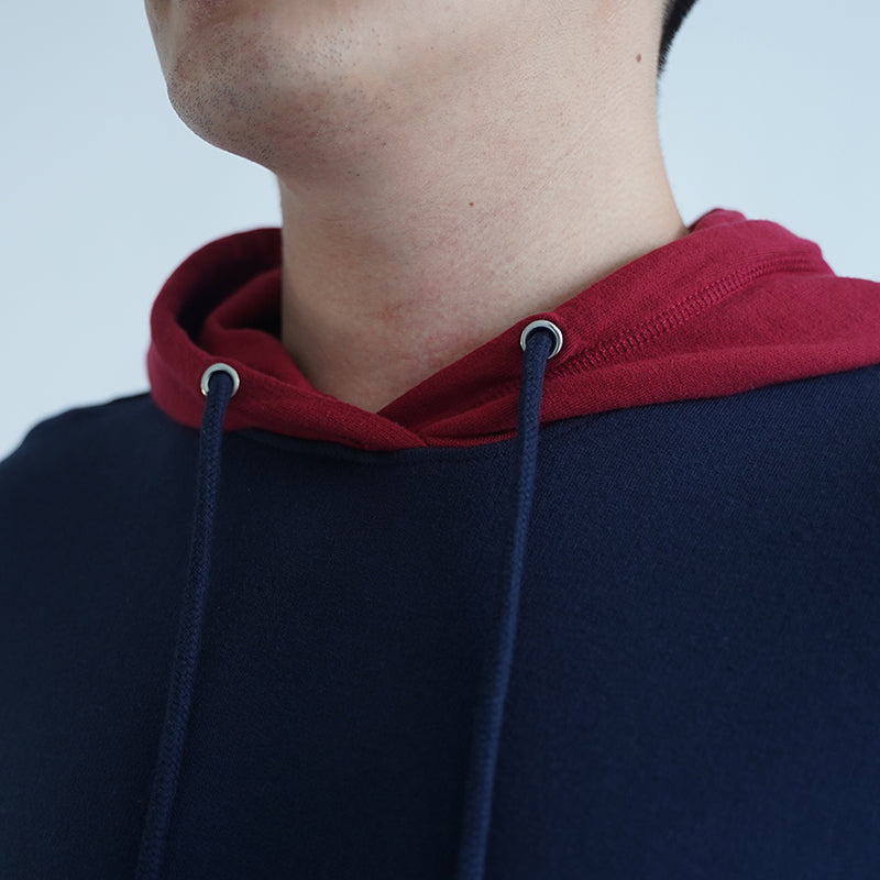 Hoodie Pria Lengan Panjang Warna Navy (CG-OUMH 01)