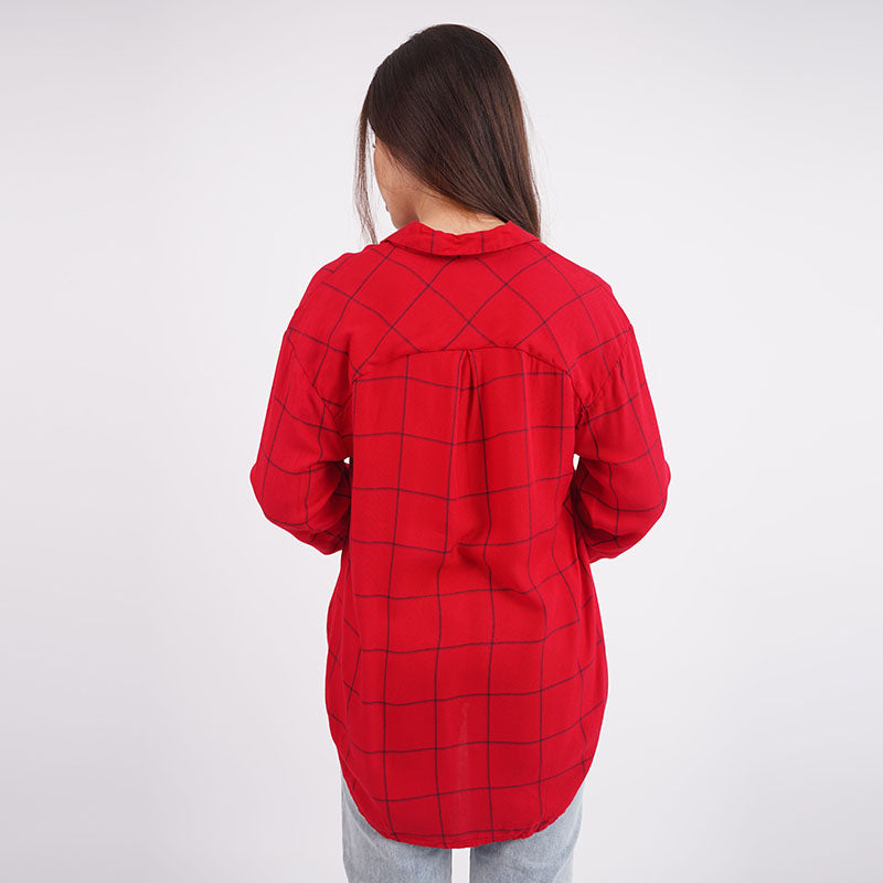Kemeja Wania Lengan Panjang Motif Plaid [CG-AND 19]
