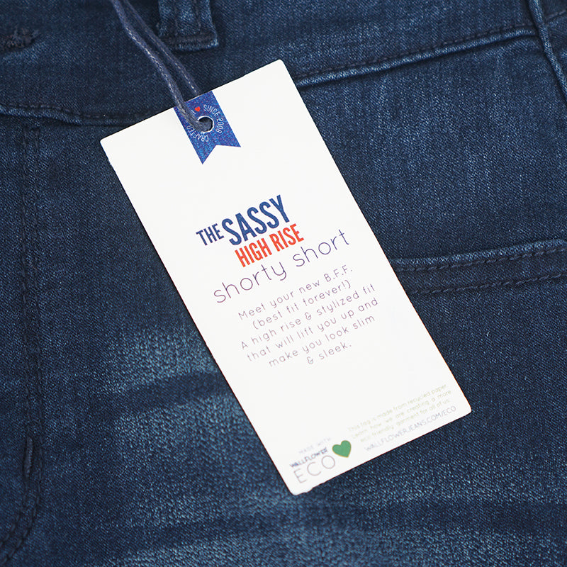 Jeans Wanita- Sassy High Rise Skat Kas Short Pants (WFM 05)