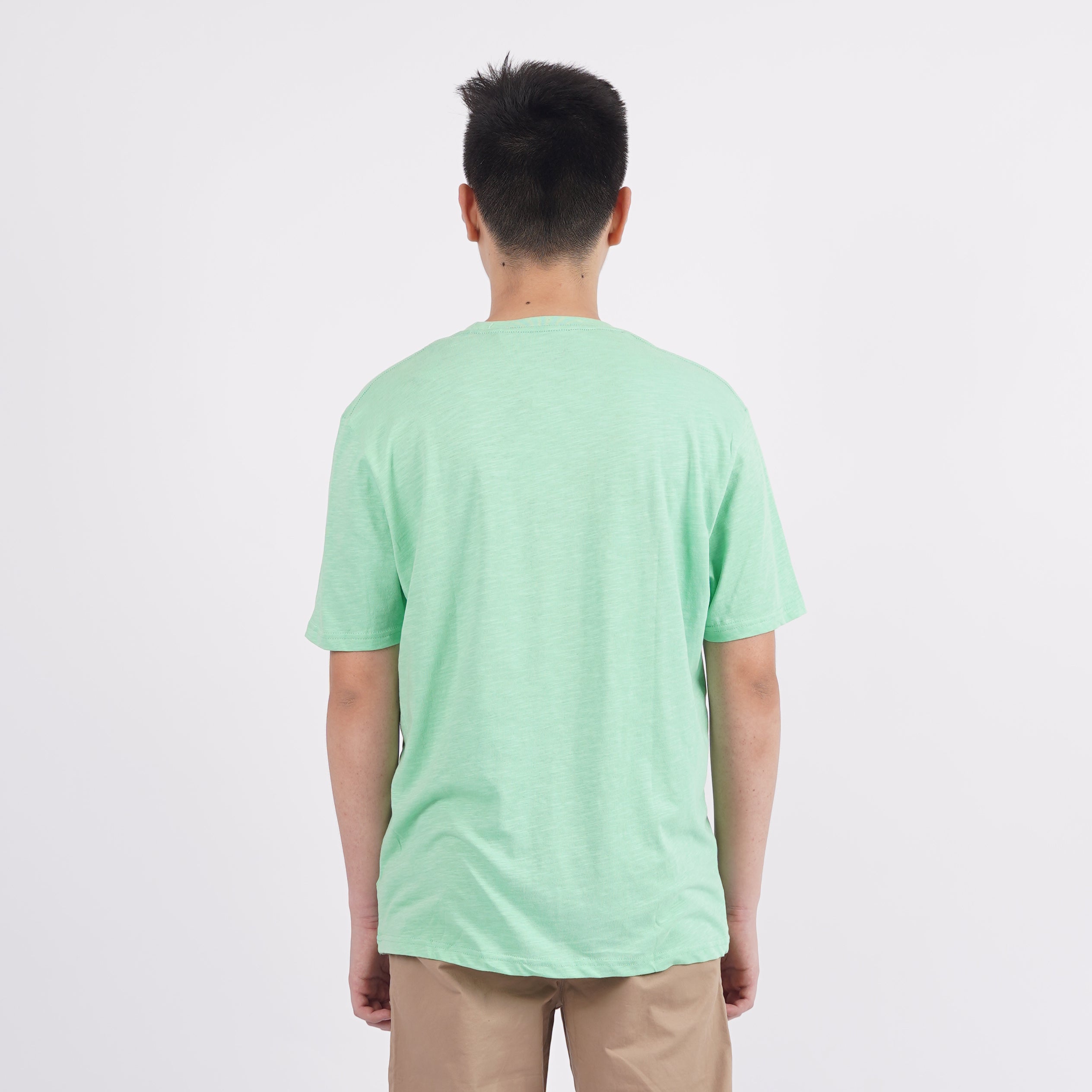 Kaos Pria Lengan Pendek Motif Polos Tersedia 6 Pilihan Warna [CG-YMT 01]