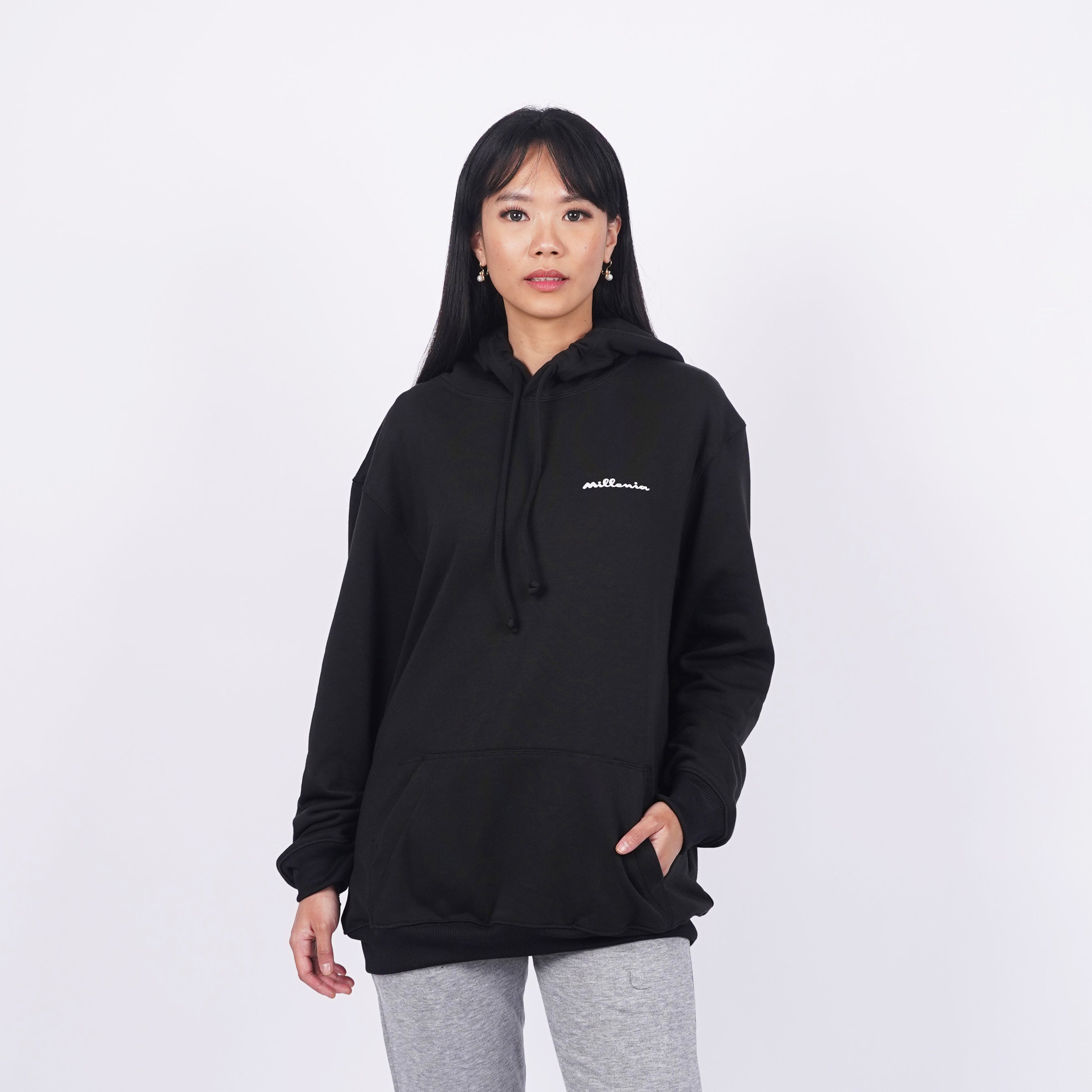 Okto Overdeck Pullover Hoodie Small Chest Logo [MYHDU 08]