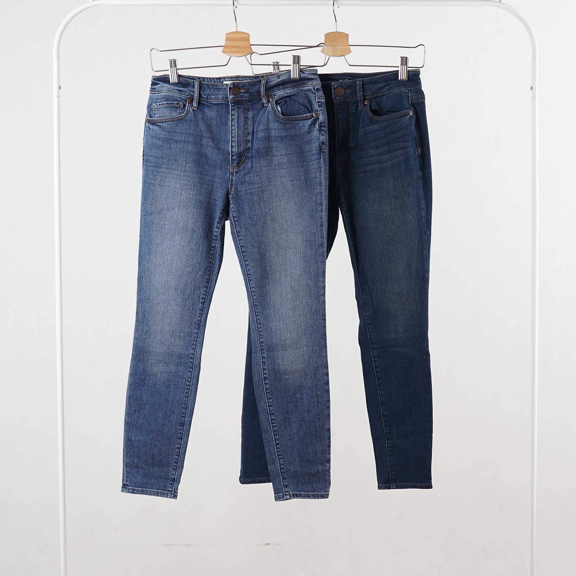 Celana Jeans Wanita - Curvy High Waist Skinny Ankle Pants (MLL 19-41)