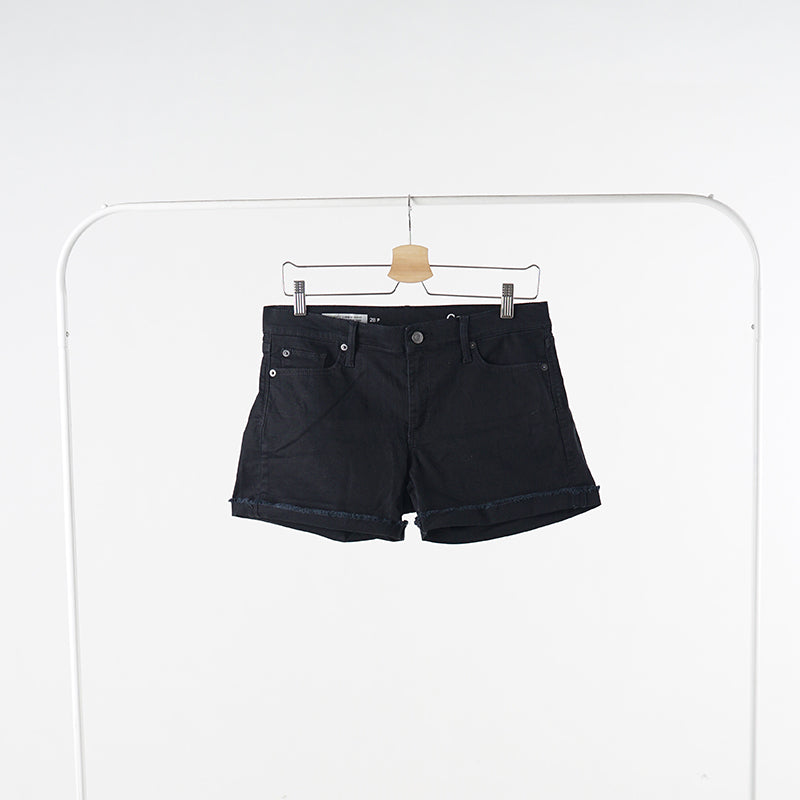 Celana Pendek Wanita - Black Short Jeans Pants (MGS 01)