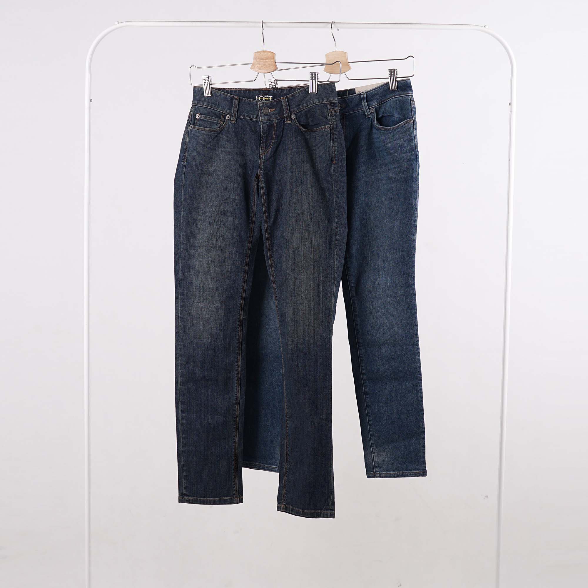 Celana Jeans Wanita - Curvy And Straigh Jeans Pants (MLL 15, LDW 13)