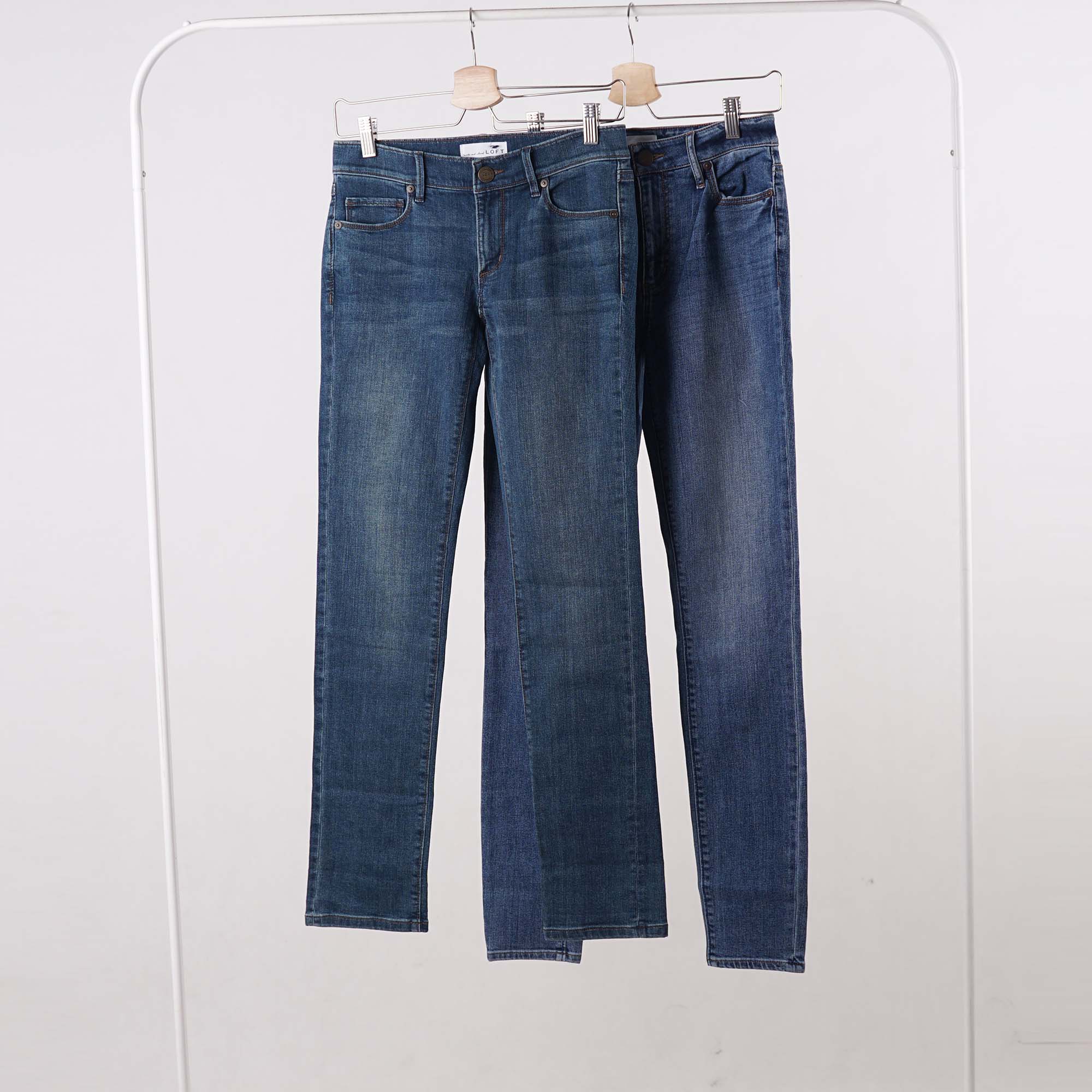 Celana Jeans Wanita - Curvy High Waist Skinny Ankle Jeans Pant (MLL 116 , MLL 54)