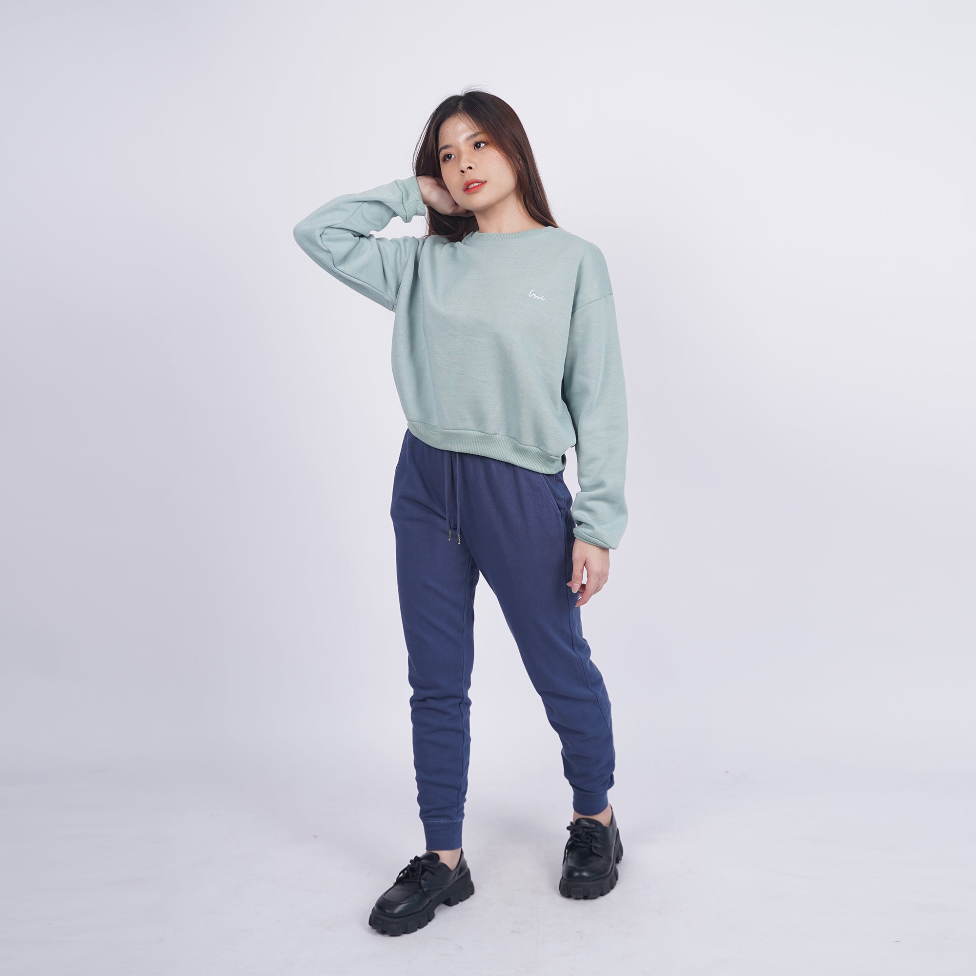 Love Sweatshirt Wanita - Model Crop [MYCSW 02]