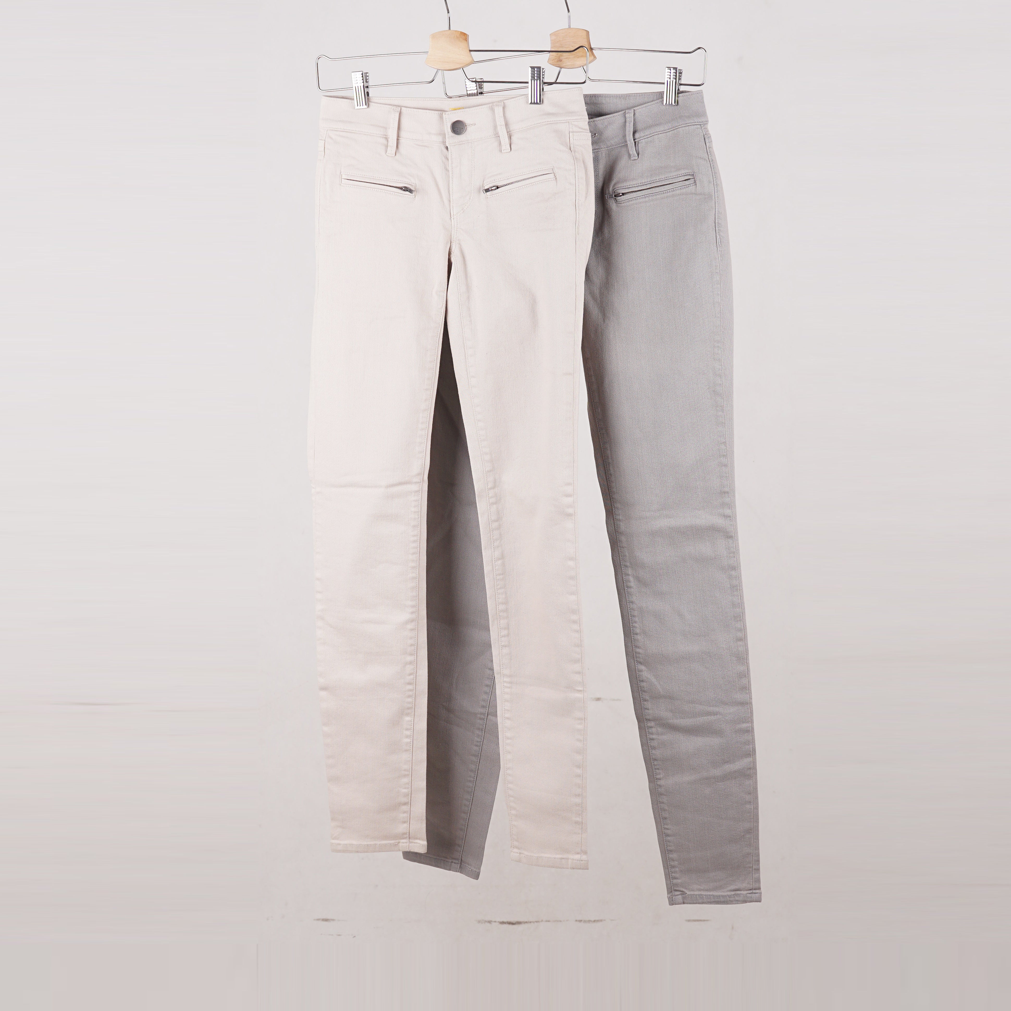 Celana Panjang Wanita - Women Super Skinny Zipper Pocket Jeans Pants (MLL 06)