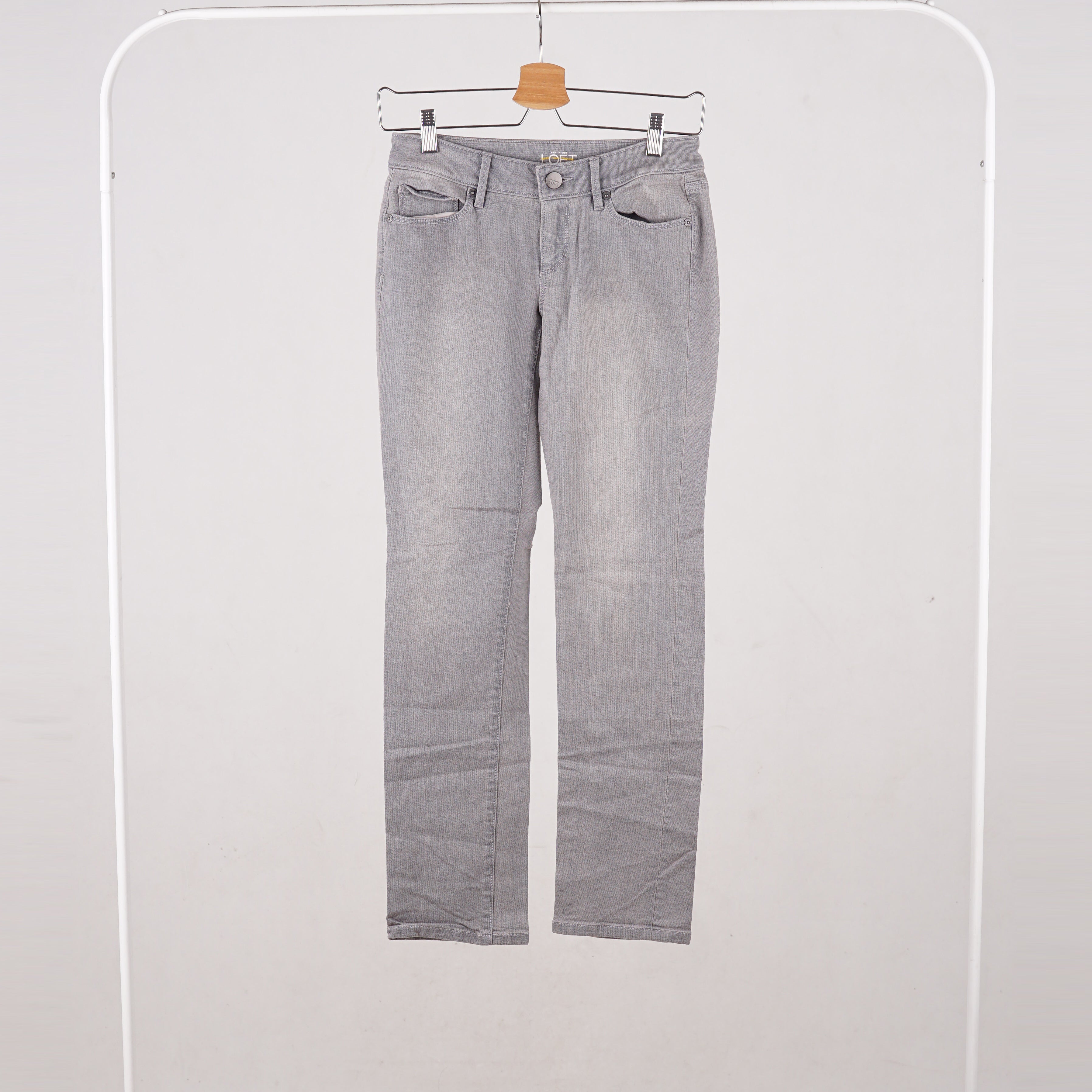 Celana Jeans Wanita - Women Grey Jeans Curvy Skinny (LDW 55)